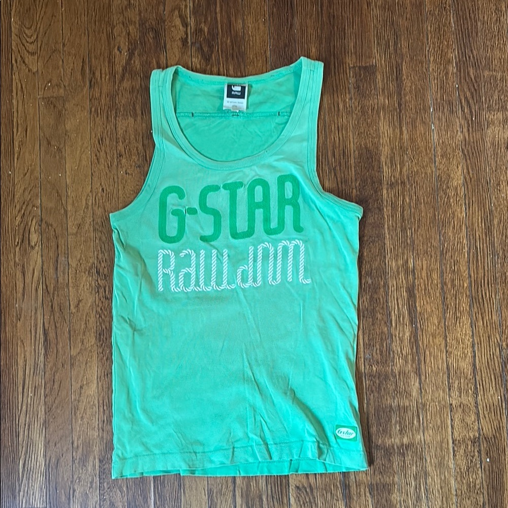 G-Star Raw Green Tank Top